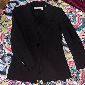 Veronica Beard Zanat Black Crepe Dickey Jacket NWOT